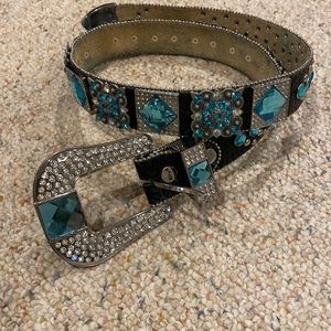 Rhinestone western belt